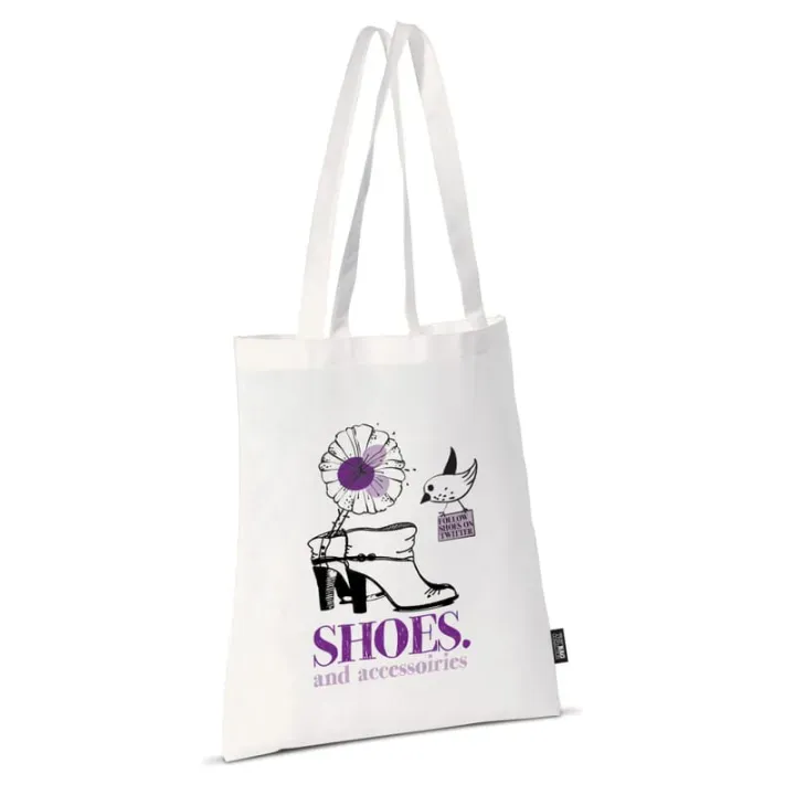 Shoulder bag non-woven white 75g/m² - LT91377 (gadzety reklamowe)